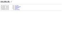 Tablet Screenshot of dok.lifa.dk